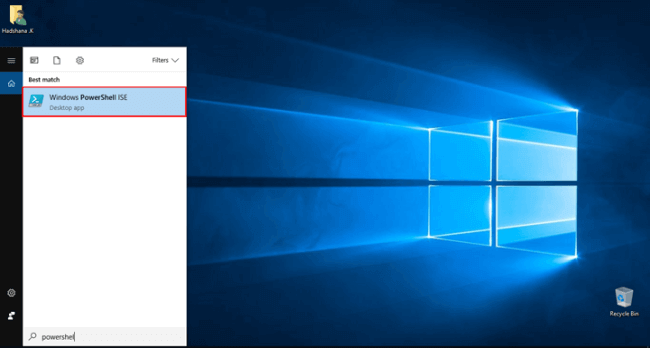Windows PowerShell ISE